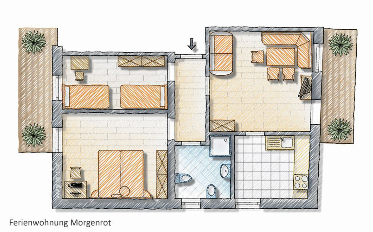 Grundriss Wohnung Morgenrot