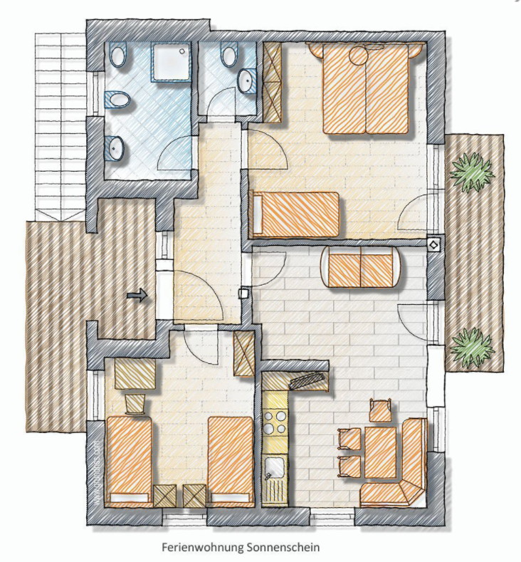 Grundriss Wohnung Sonnenschein