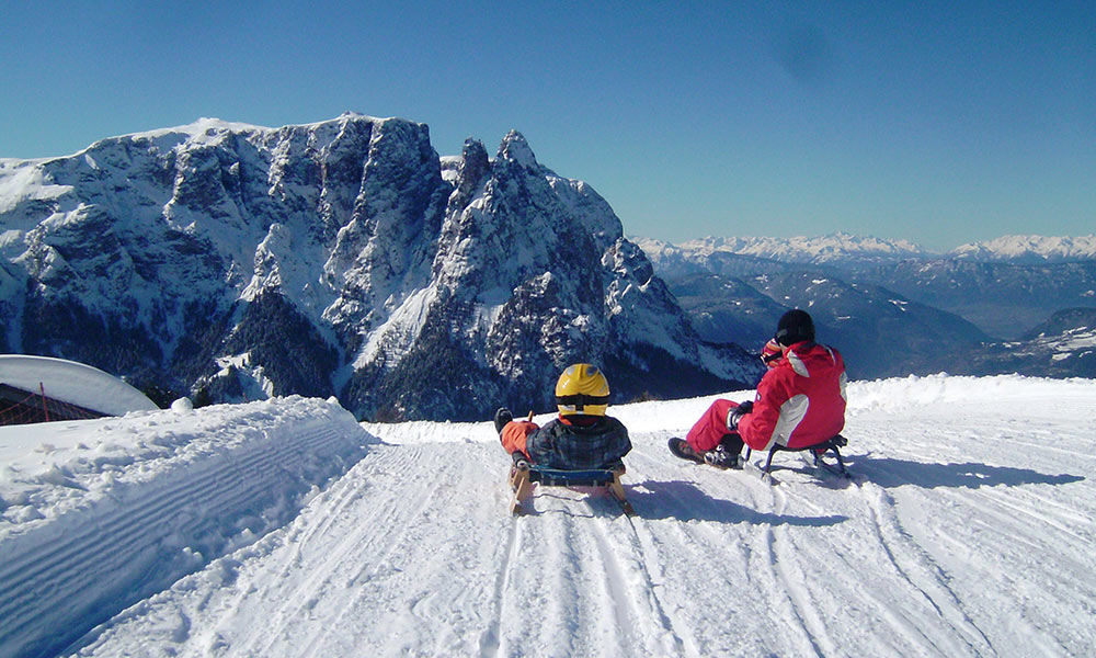 Winter dream on the Seiser Alm